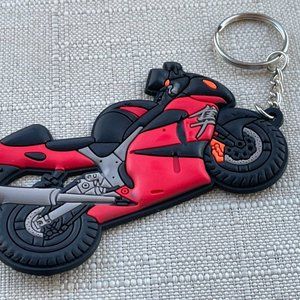 Key Chain Heavy Bike Sport Bike Rubber Keys Holder Keychains